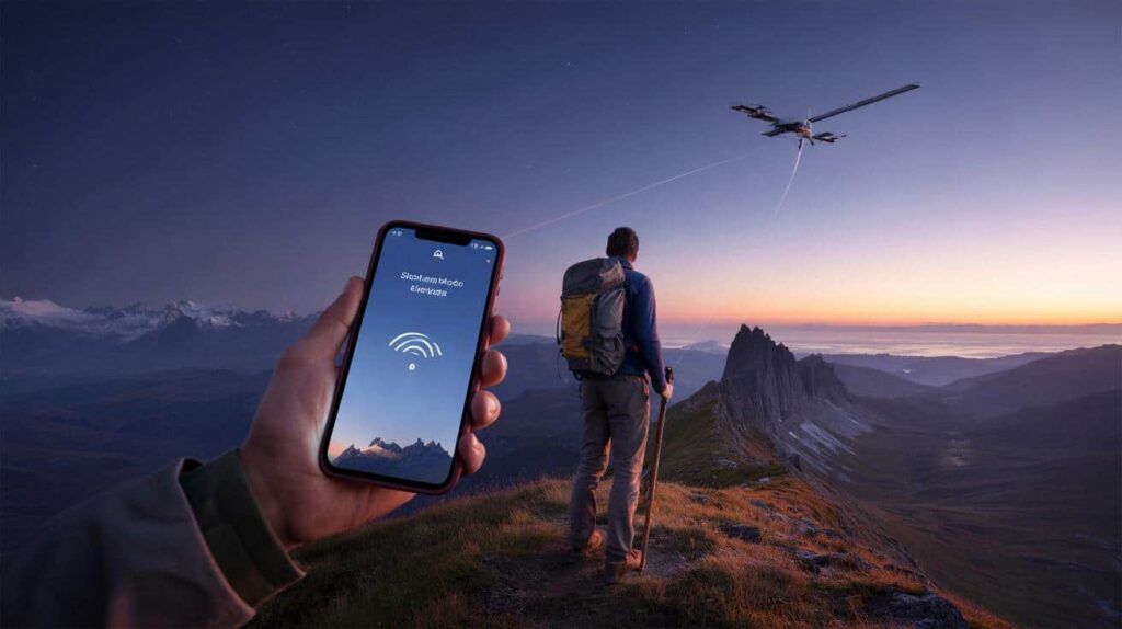 Starlink switches on satellite internet on mobile