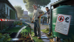 Bad news: a 135 fine will hit gardeners using rainwater without authorization starting February 18