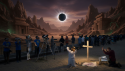 Scientists praise the longest solar eclipse of the century as a once-in-a-lifetime wonder while others warn of ominous signs and a day the sun should not be concealed