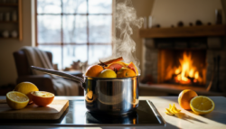 Citrus Skins in Simmering Water Produce a Cold-Season Aroma Residences Struggle to Recreate