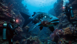 A true living fossil: French divers capture the first images of an iconic species deep in Indonesian waters