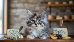 Rare ‘Blue Cheese’ Tortoiseshell Maine Coon Displays a Remarkably Striking Expression