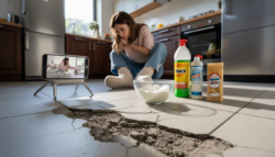 Homeowners Angry Over Popular Three-Ingredient Grout Method Experts Caution About Potential Hidden Harm