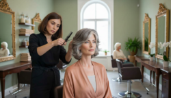 “The finest styles for salt and pepper strands”: a stylist explains how to enhance silver hair after 60