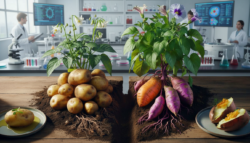 Many individuals are unaware that sweet potatoes and white potatoes are only distantly related, and science explains why