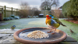 The RSPCA advises households with robins to offer this common pantry item to support birds during cold weather