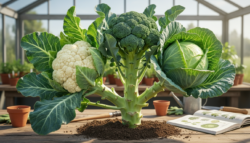 Many people don’t realize it, but cauliflower, broccoli and cabbage are all different varieties of the very same plant