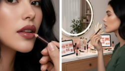 Lip Pencil Positioning Method Produces Plumper Appearing Lips Without Overdrawing