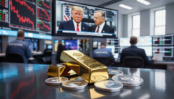 Gold and silver prices drop after Trump selects a new Fed chief