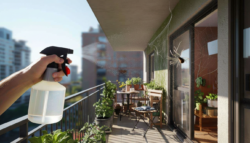 Spraying vinegar on the balcony: what it does and why everyone is recommending it