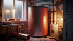 Wrapping an insulating “jacket” around the hot water cylinder could reduce £50–£60 from the energy bill this winter
