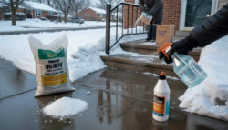 Winter tip: instead of salt, sprinkling this common household product on sidewalks melts ice faster and reduces damage