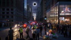 Daylight will dim as authorities anticipate disorder during the century’s longest solar eclipse and criticize media influence