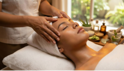 Natural Skincare Practices Using Facial Massage to Firm Skin and Smooth Fine Lines Without Harsh Products